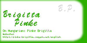 brigitta pinke business card